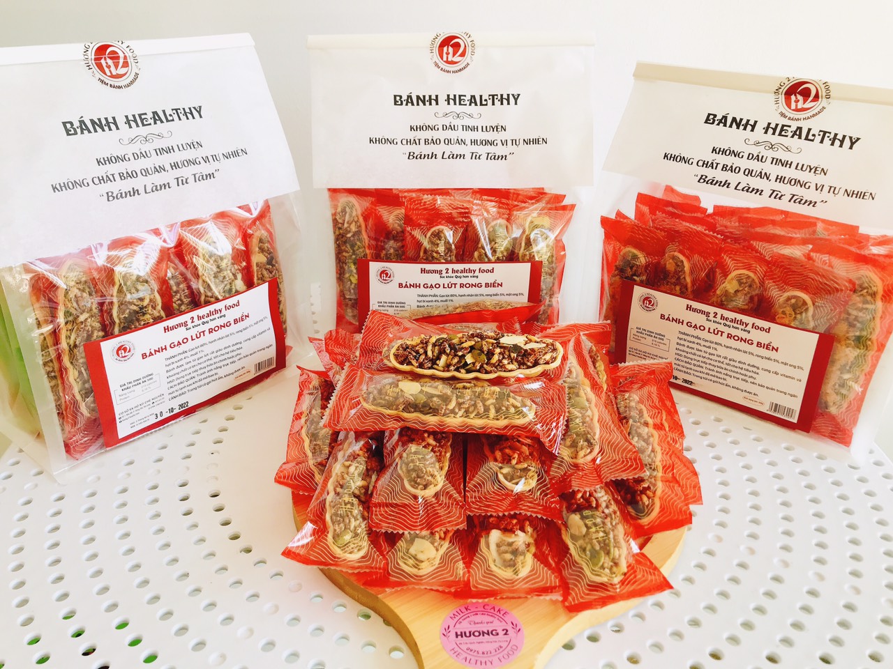 Bánh gạo lứt rong biển